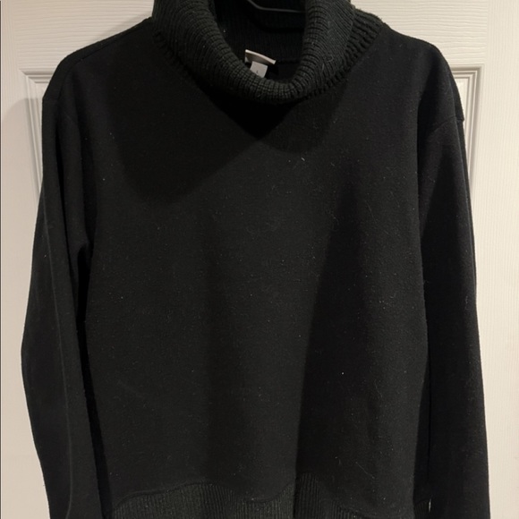 A New Day Black Turtleneck Sweater Size 
